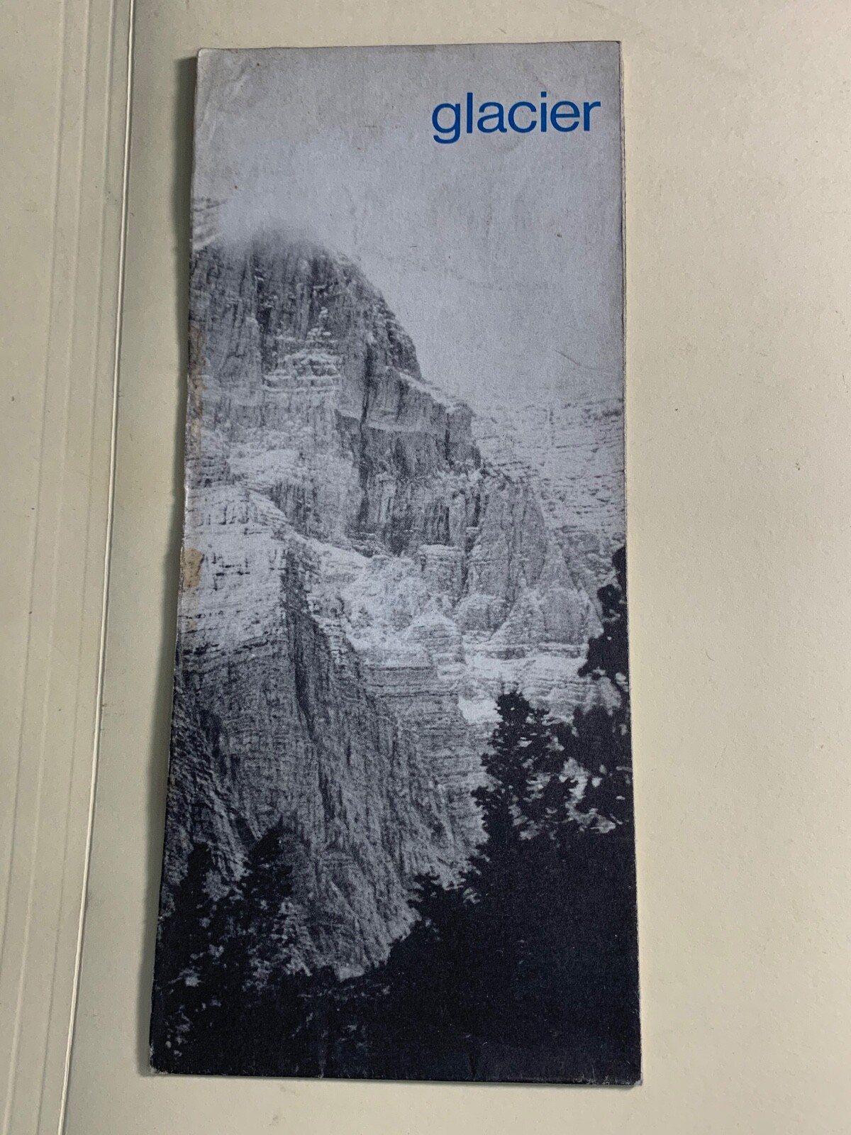 Vintage 1975 Glacier National Park Travel Guide Map Brochure