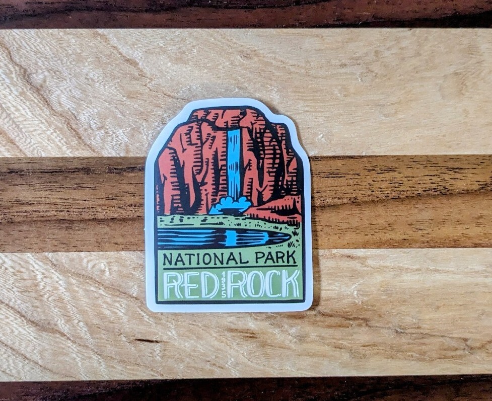 3″ Red Rock National Park Sticker Decal