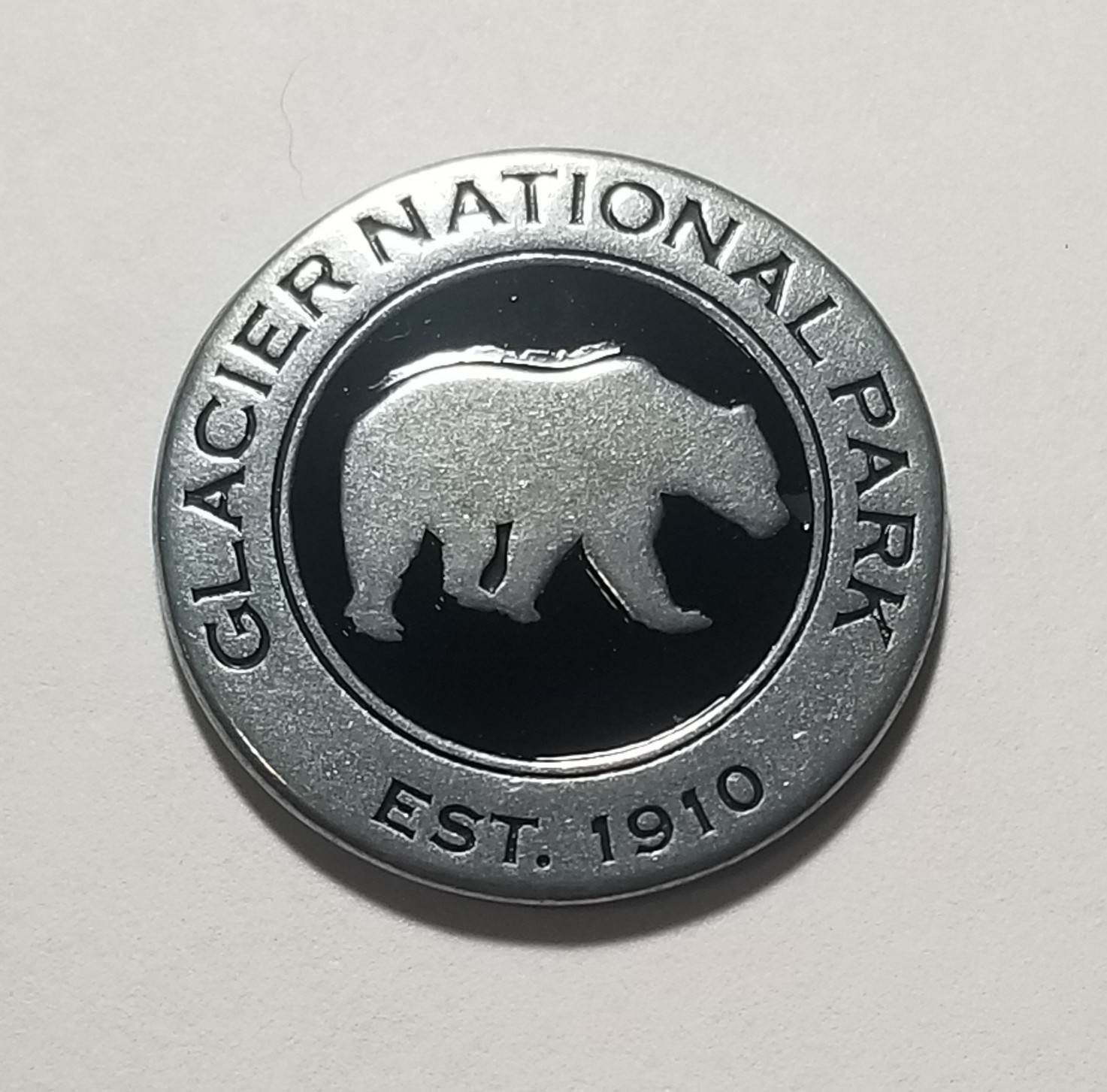 LAST ONE!! Glacier National Park Bearhat Mountain Token National Park Service
