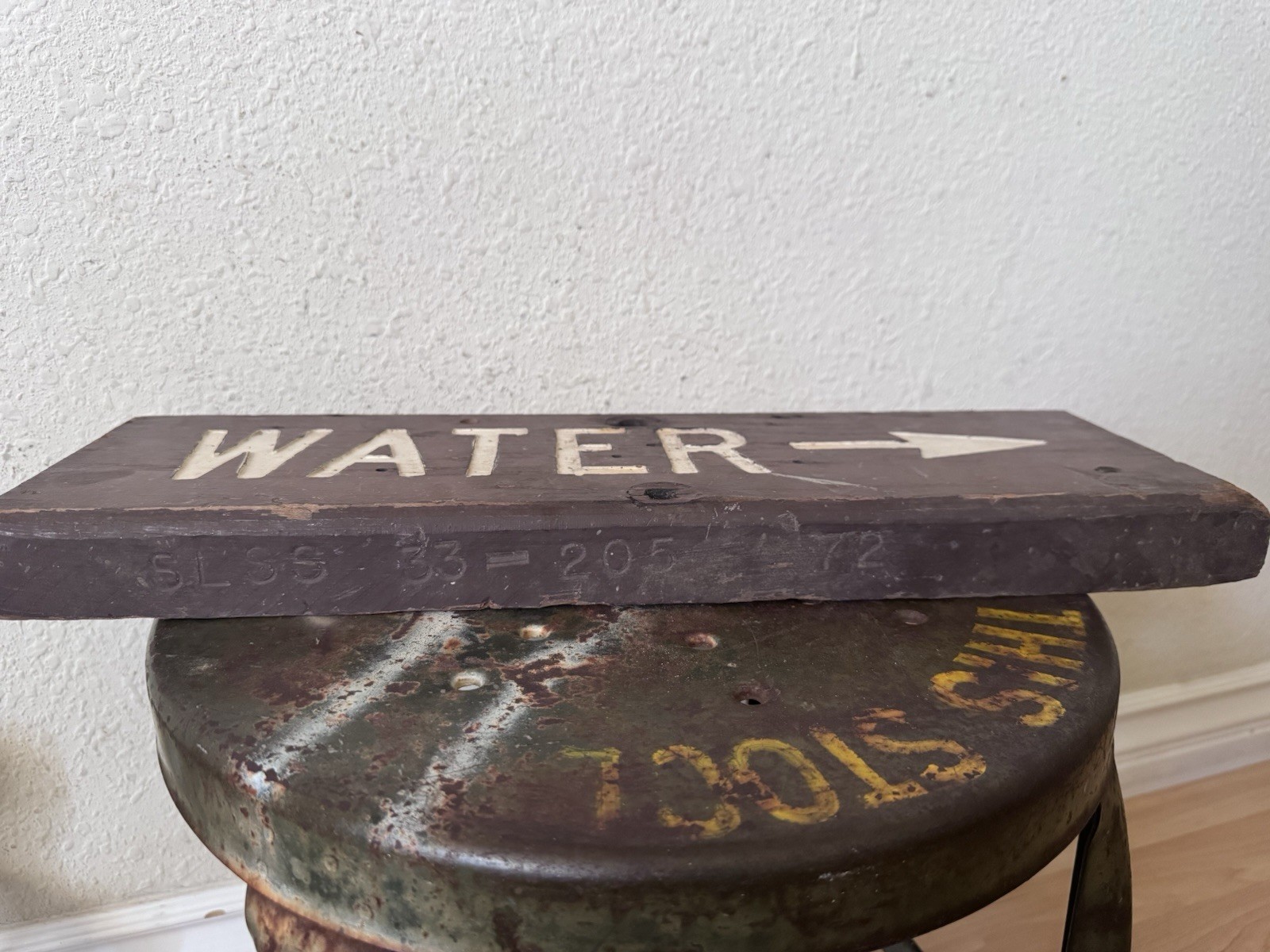 Vintage USFS US Forest Service National Park Water Wood Carved Sign nps
