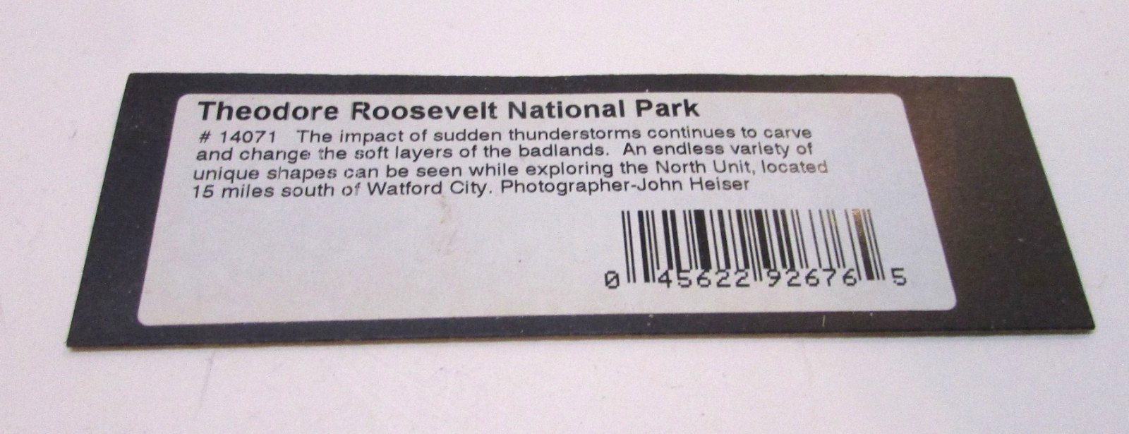 Theodore Roosevelt National Park Badlands ND John Heiser 5″ Refrigerator Magnet