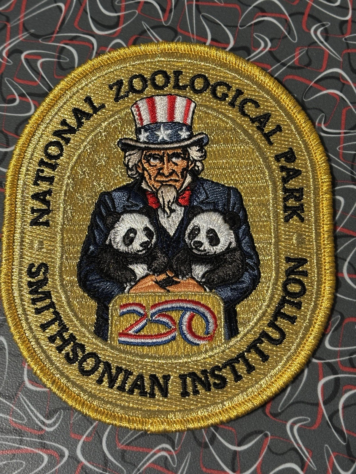 National Zoological Park Smithsonian Institution 250th Patch