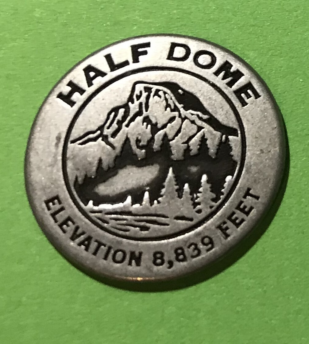 Vintage Yosemite Half Dome Round Collectible Token