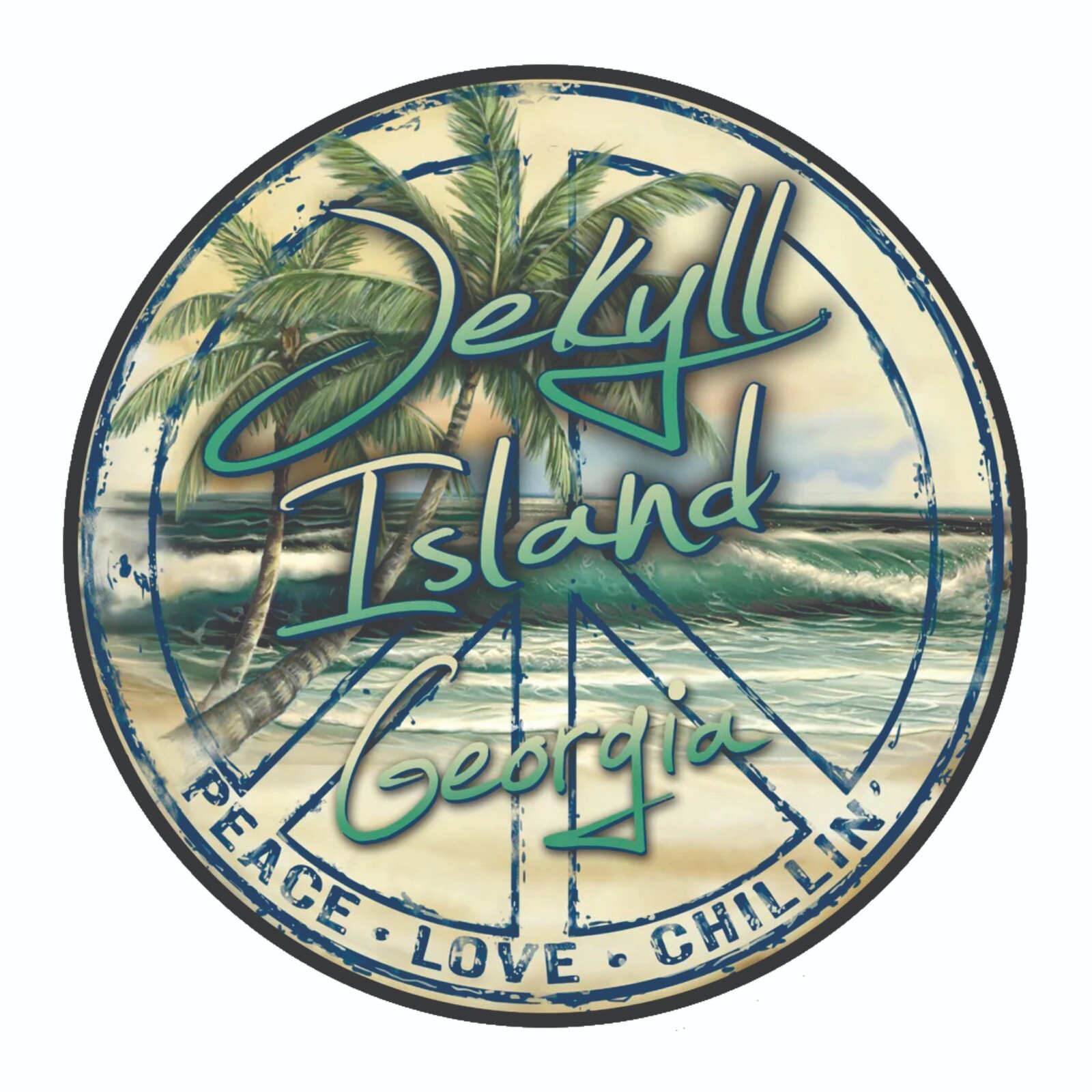 Jekyll Island Georgia Sticker Decal Bumper Sticker