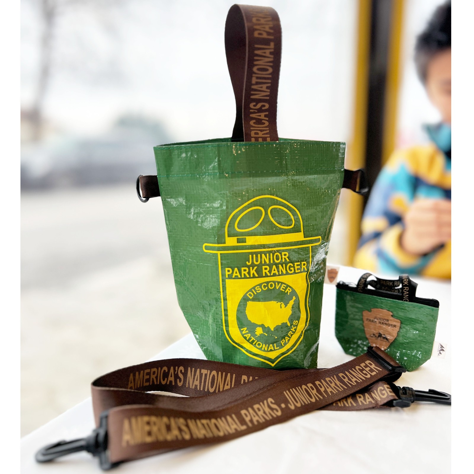 National Park Junior Ranger Tote Set Waterproof Adventure Travel Bags