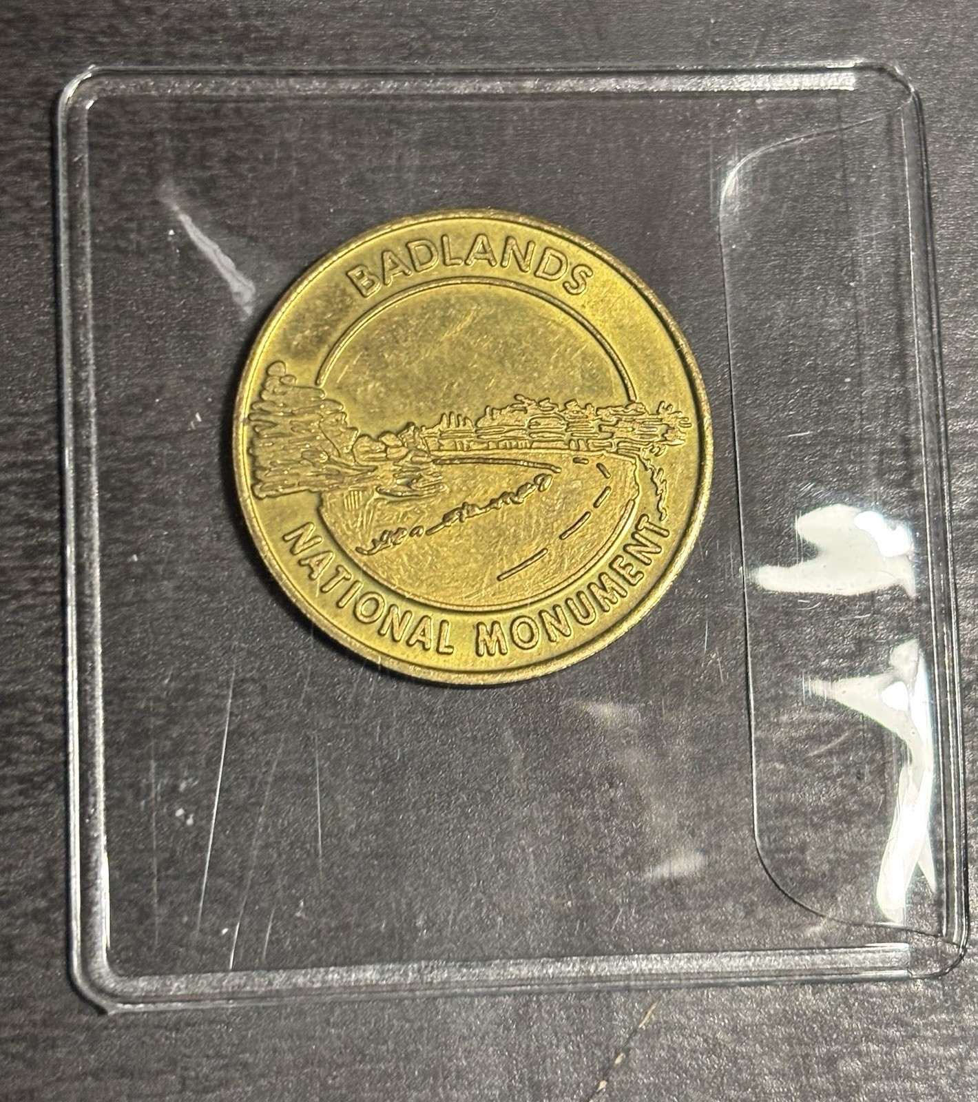 Badlands National Monument Wall Drug Wall South Dakota Collector Coin W/ Sleeve