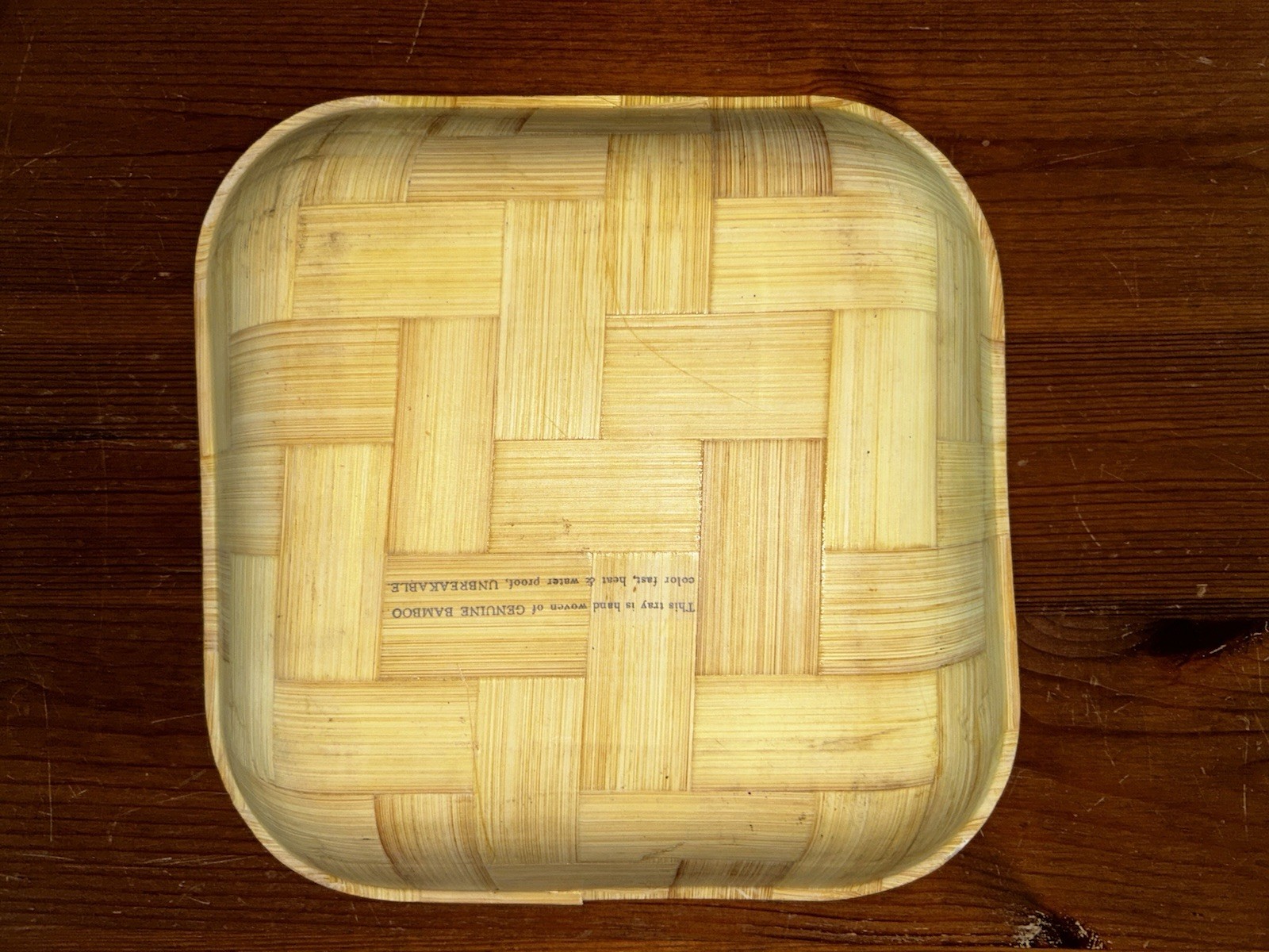 North Carolina Outer Banks Vintage Bamboo 11″ Serving Bowl Souvenir