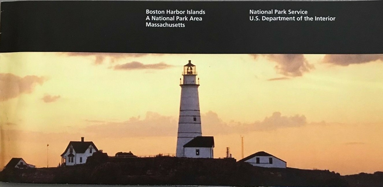 New BOSTON HARBOR ISLANDS NATIONAL PARK SERVICE UNIGRID BROCHURE/MAP GPO 2024
