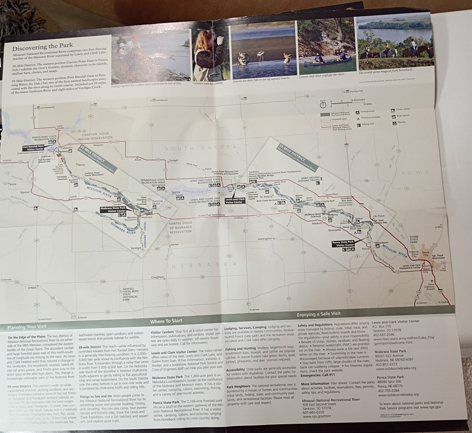 7-LOT National Park Service Maps: Map Brochure, Fold-Out Info Flyer, EX Cond