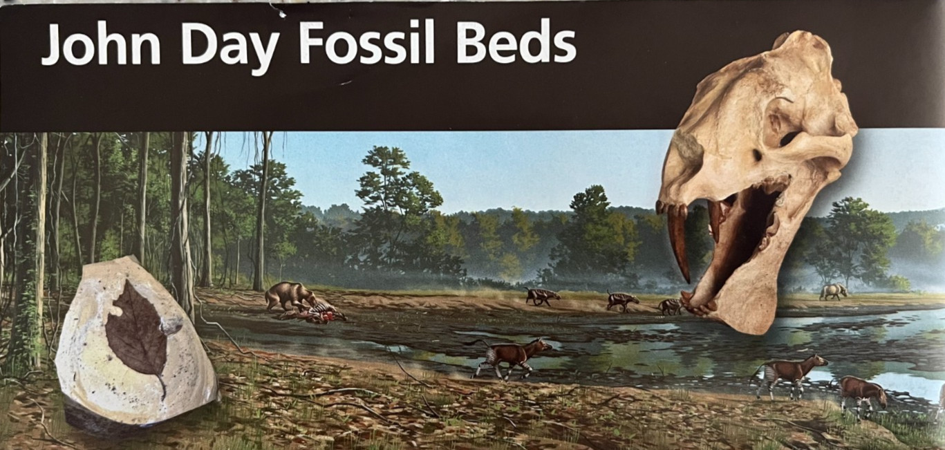 2026 JOHN DAY FOSSIL BEDS MONUMENT NATIONAL PARK SERVICE UNIGRID BROCHURE/MAP