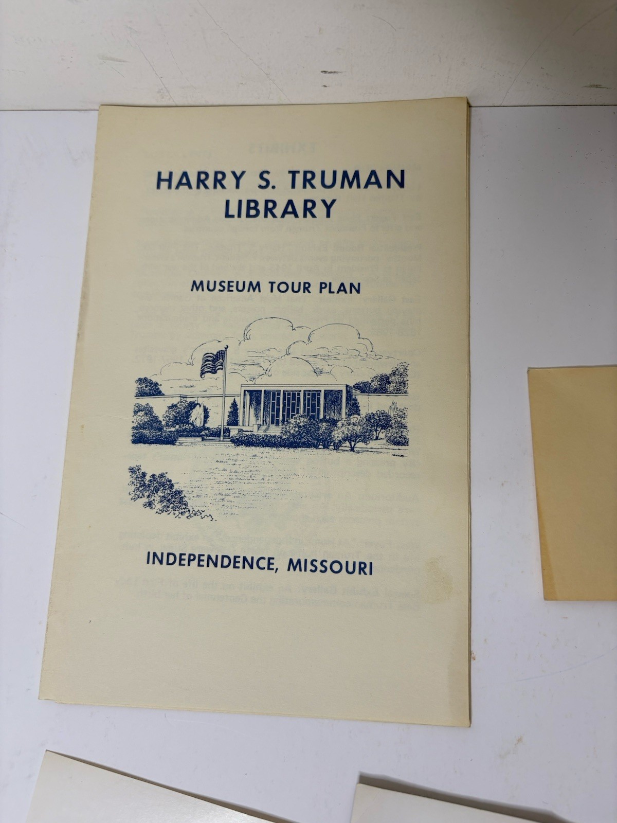 Harry S Truman National Historic Site National Park Brochures Ticket Ephemera