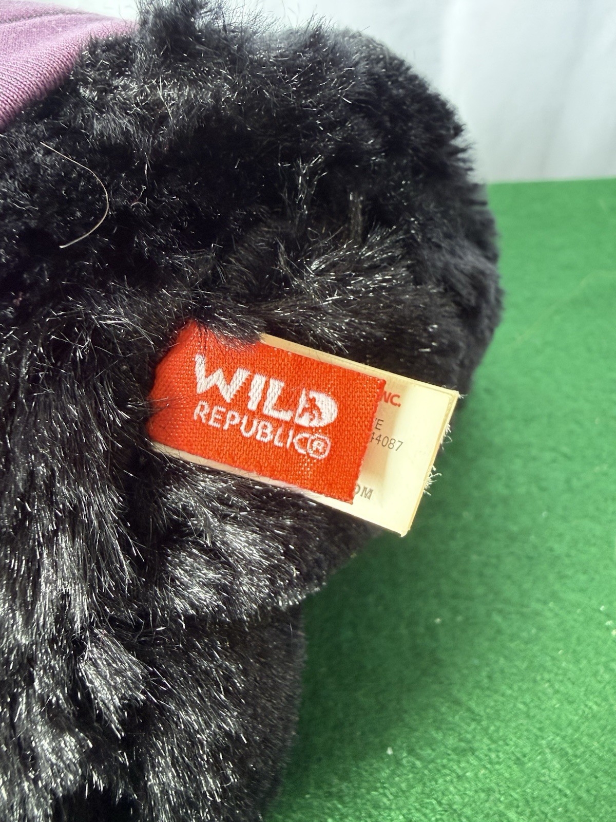 Wild Republic Black Bear Plush Cherokee Mountain State Park Hoodie Teddy