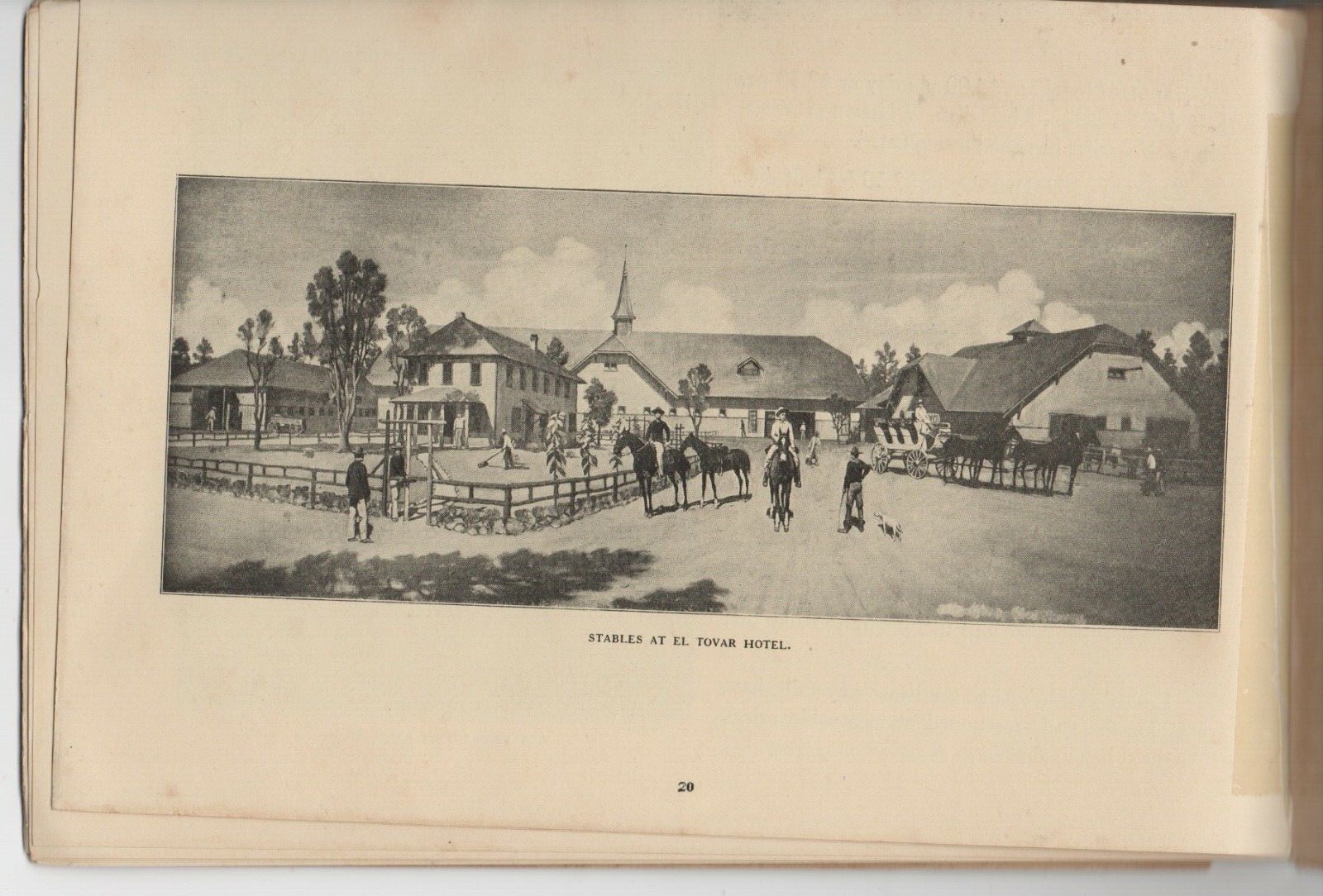 1911 Fred Harvey Grand Canyon El Tovar Hotel Booklet ” Trails, Drives,Horses “