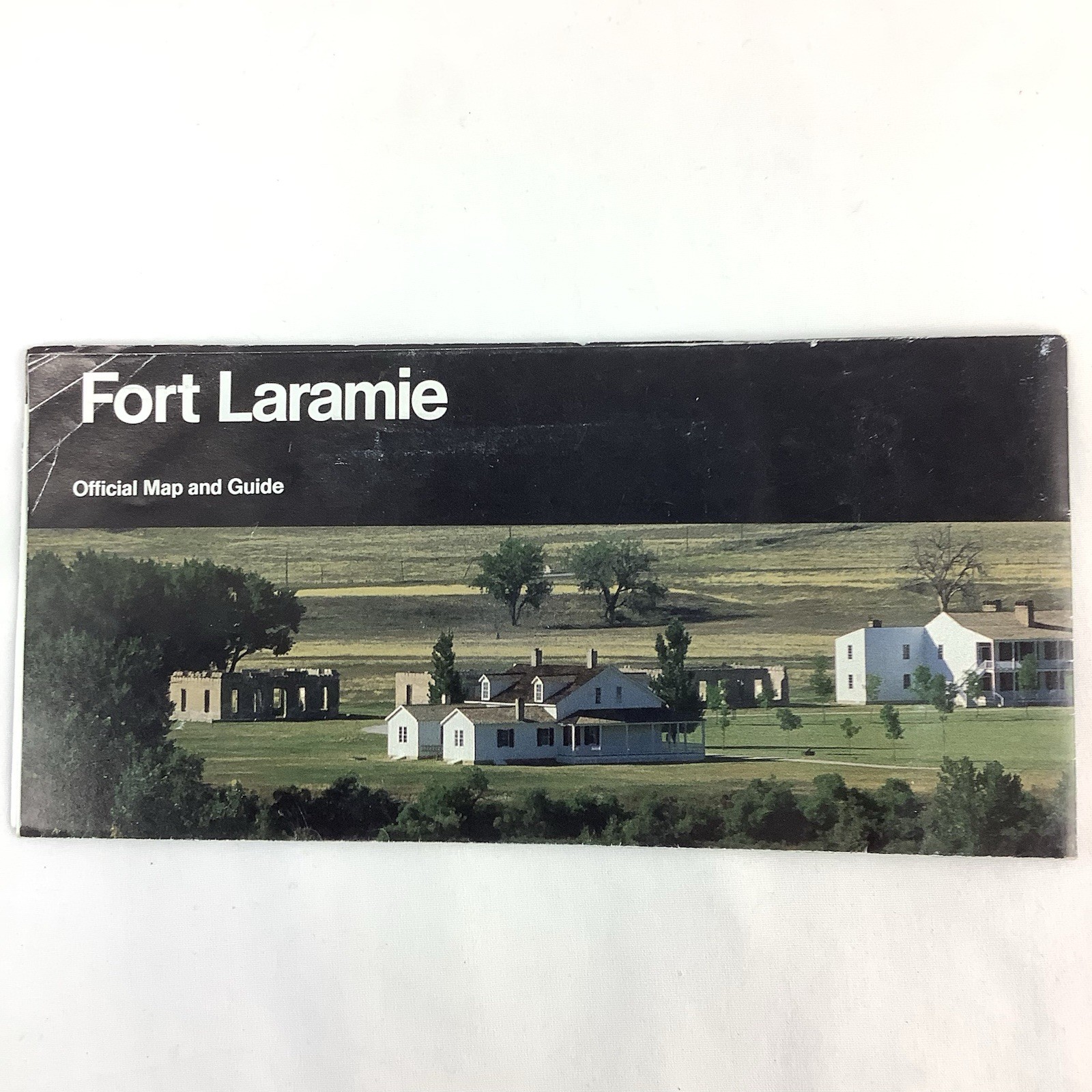 Fort Laramie National Historic Site Map & Tourist Guide 1993 Wyoming US Military