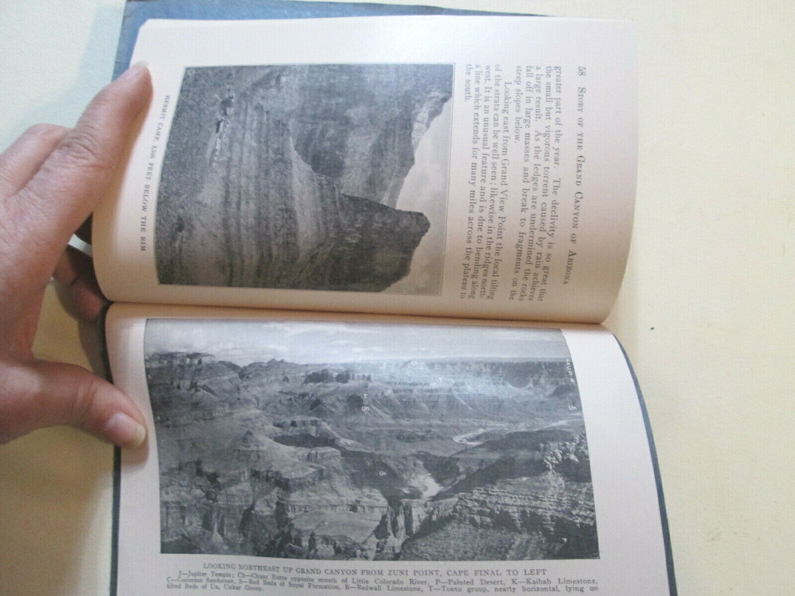 STORY OF THE GRAND CANYON OF ARIZONA Book BY FRED HARVEY 9th Ed 1926 w/ Maps