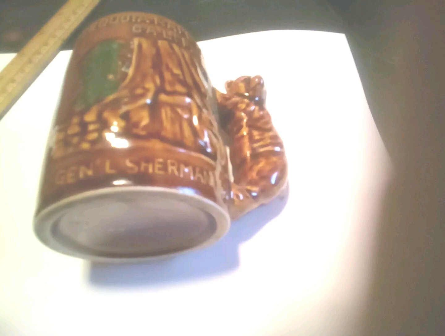 2 Mugs Vintage Rare Sequsoia National Park 1970’S Pre-owned +Mug Made In Japan
