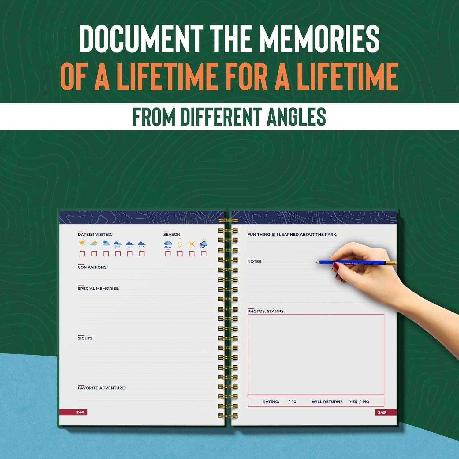 National Parks Bucket List Planner & Journal