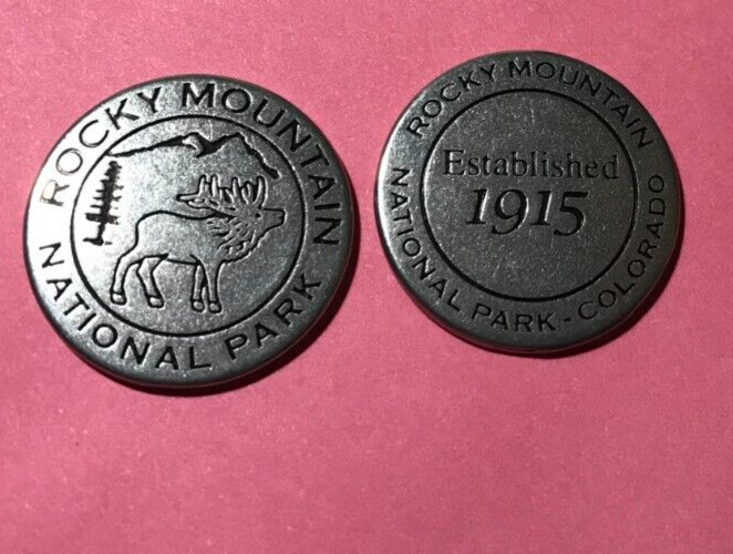 Rocky Mountain National Park Elk Collectible Token