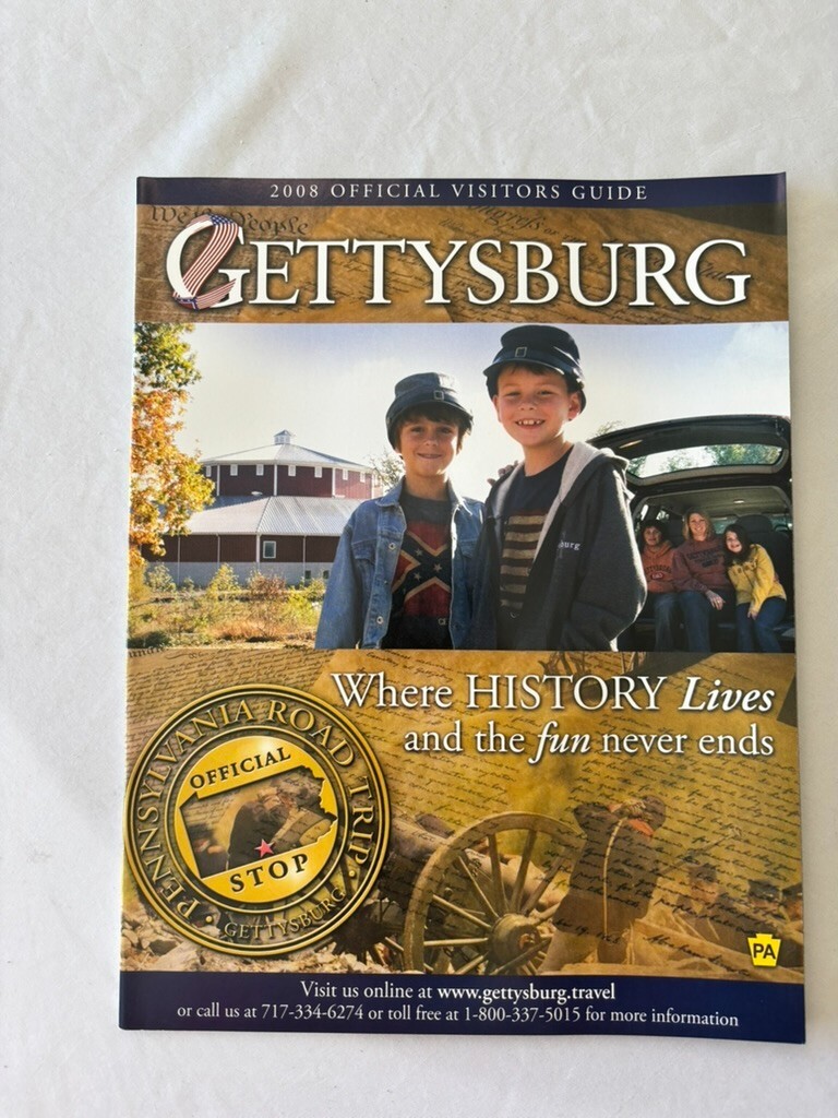 2008 Gettysburg Official Visitors guide