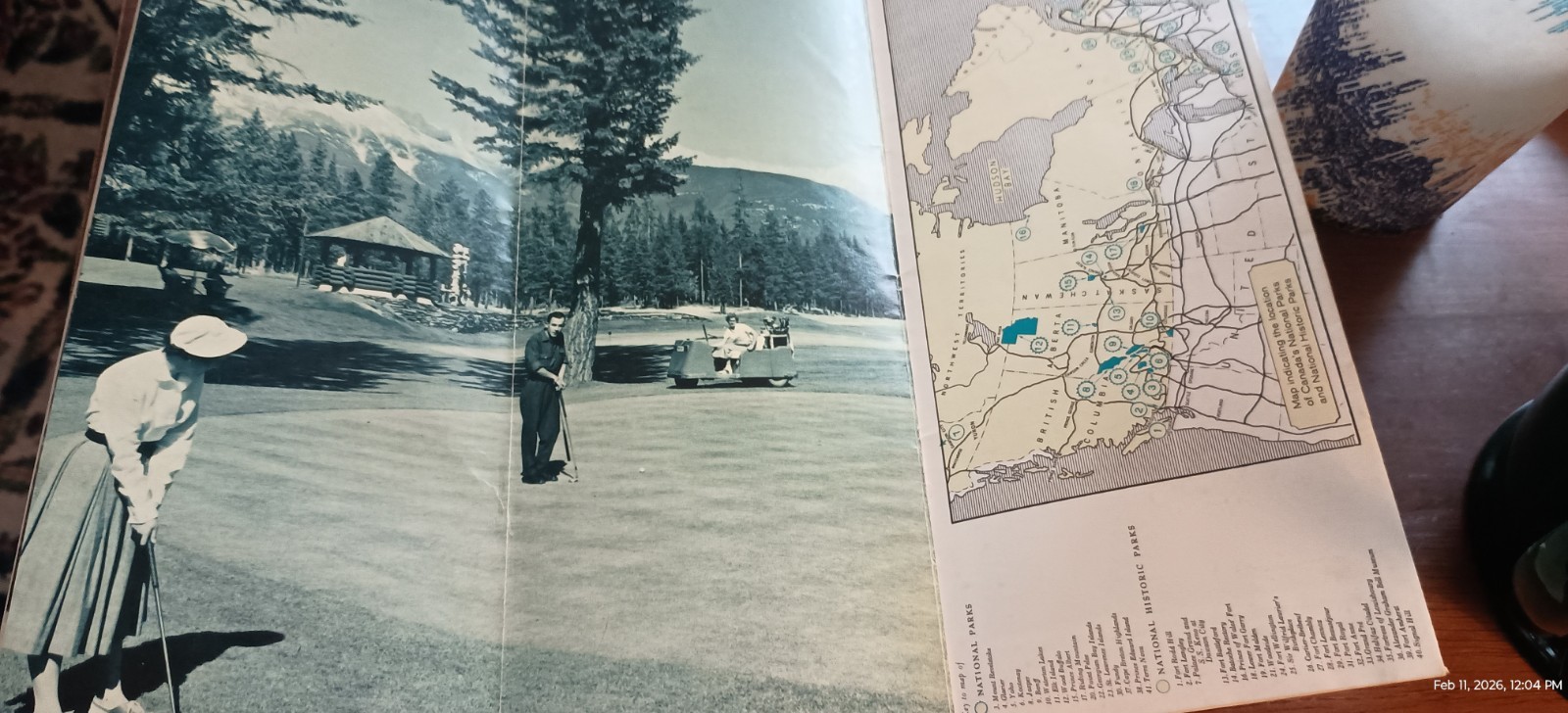 1961 Banff Jasper National Parks Canada Map Brochure Alberta Travel Guide 29 Pgs