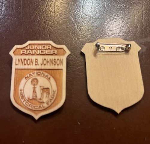 President Lyndon B. Johnson National Historical Park NPS Junior Ranger Badge LBJ