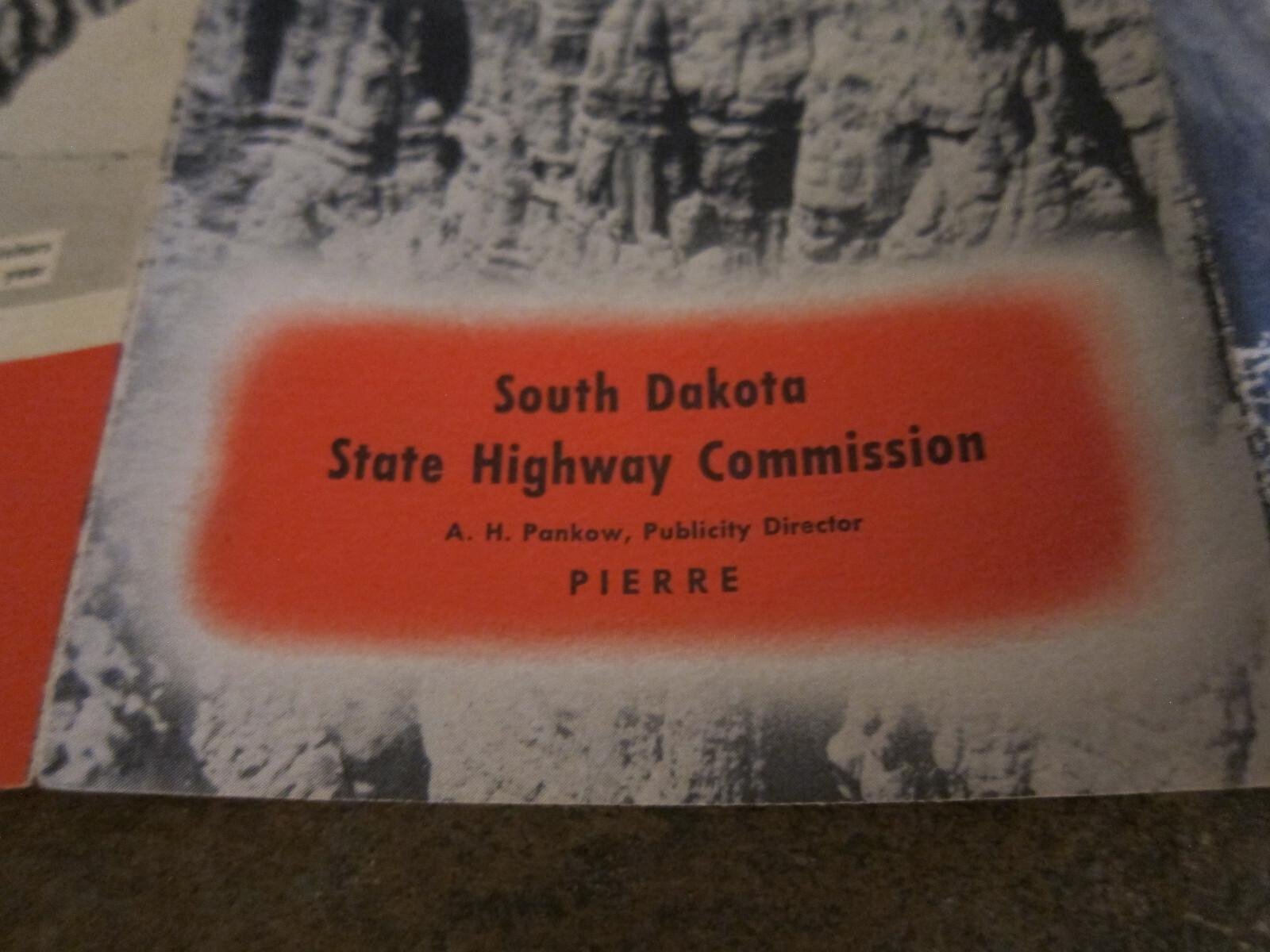 Vintage Brochure BADLANDS of South Dakota State Highway Commission