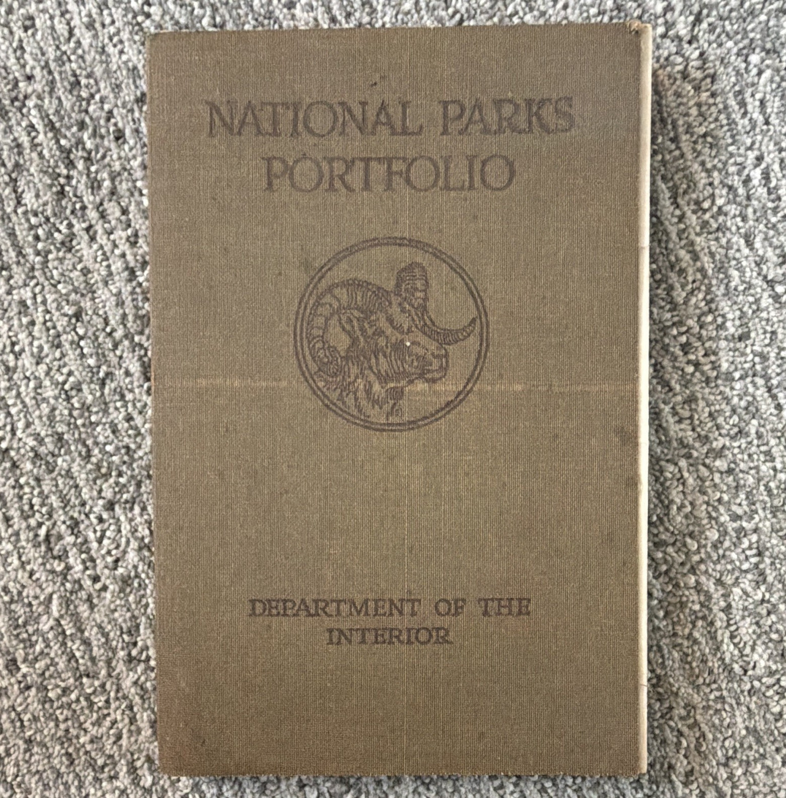 National Parks Portfolio Dept. of the Interior Booklet Set w/ Map 1913-1921