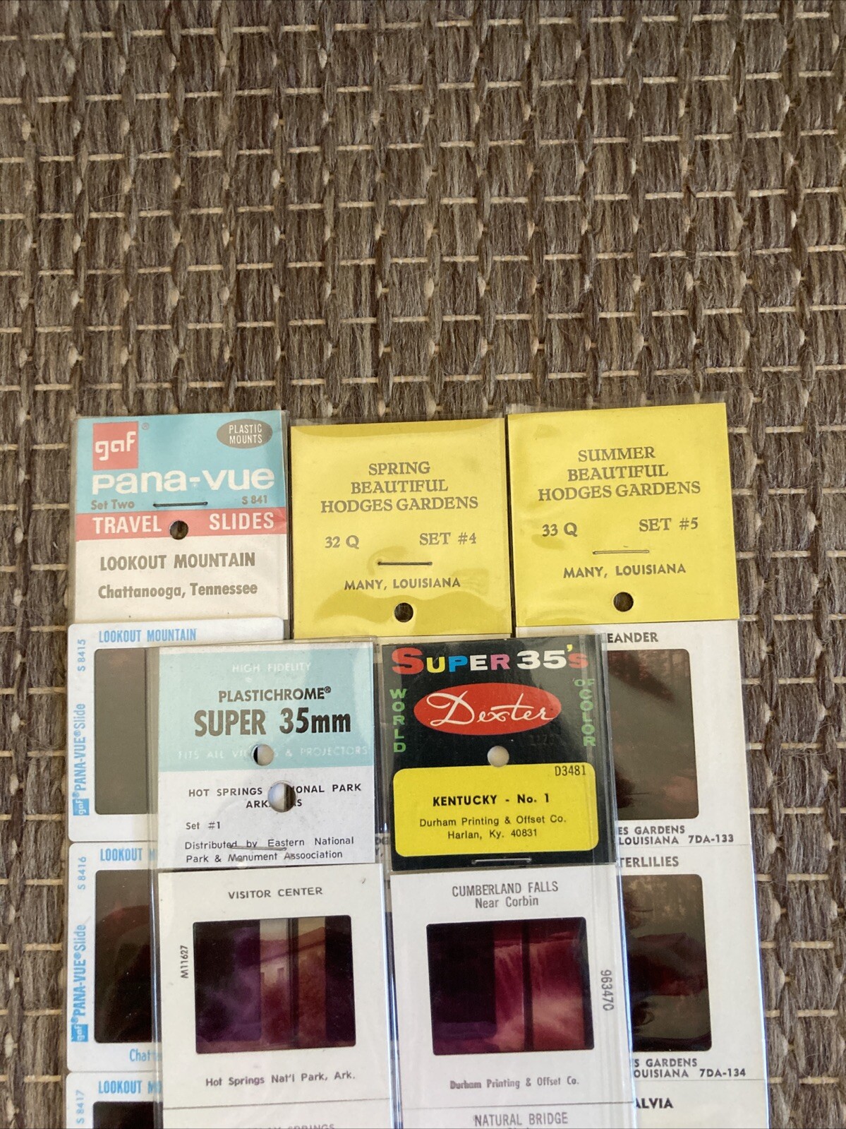 Vintage 35mm Color Slides Chattanooga Many LA Kentucky Arkansas NOS 5-lot