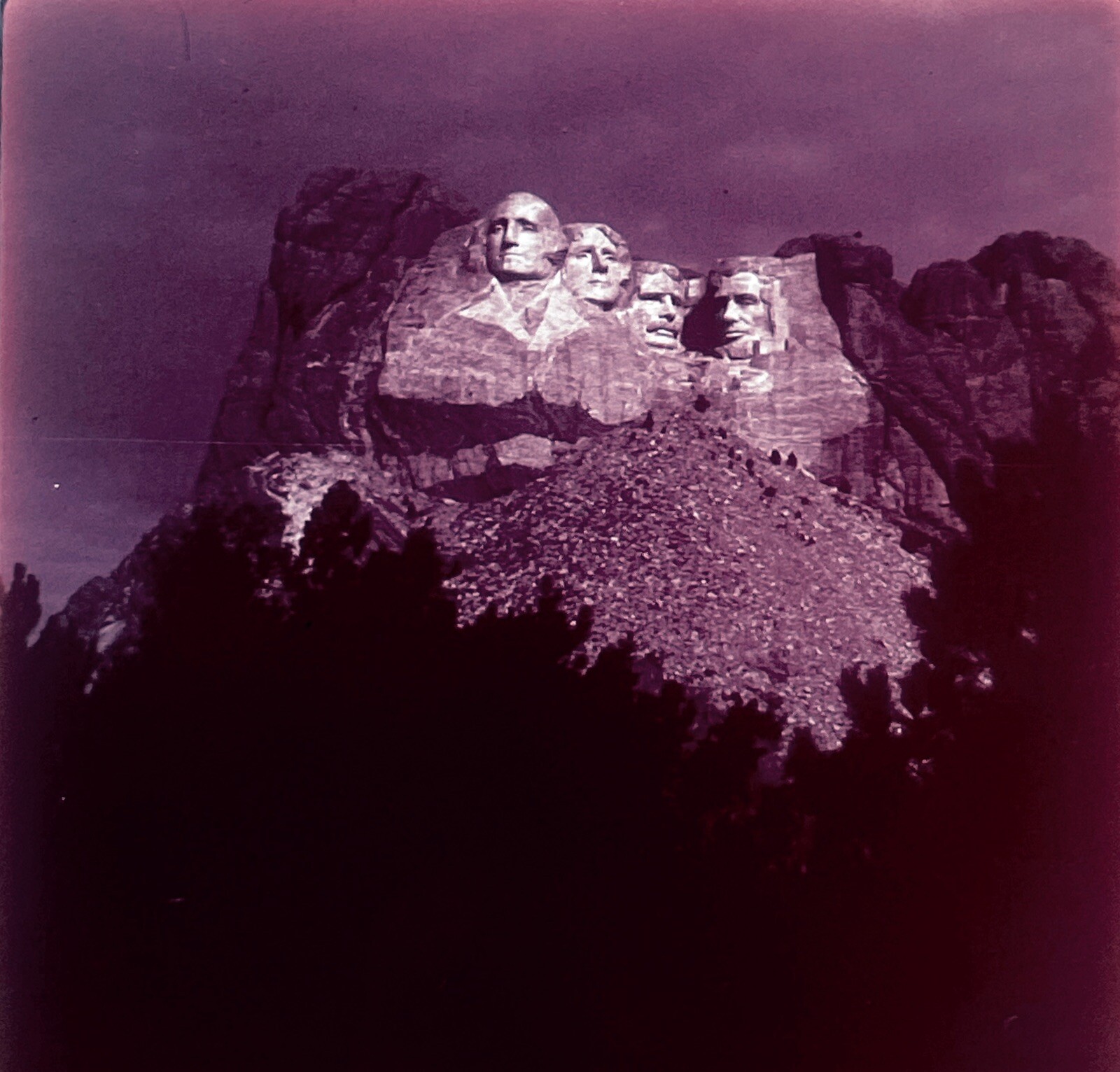 Lot of 15 Vintage MT RUSHMORE BLACK HILLS Pana-Vue Slide 35mm National Park 1962