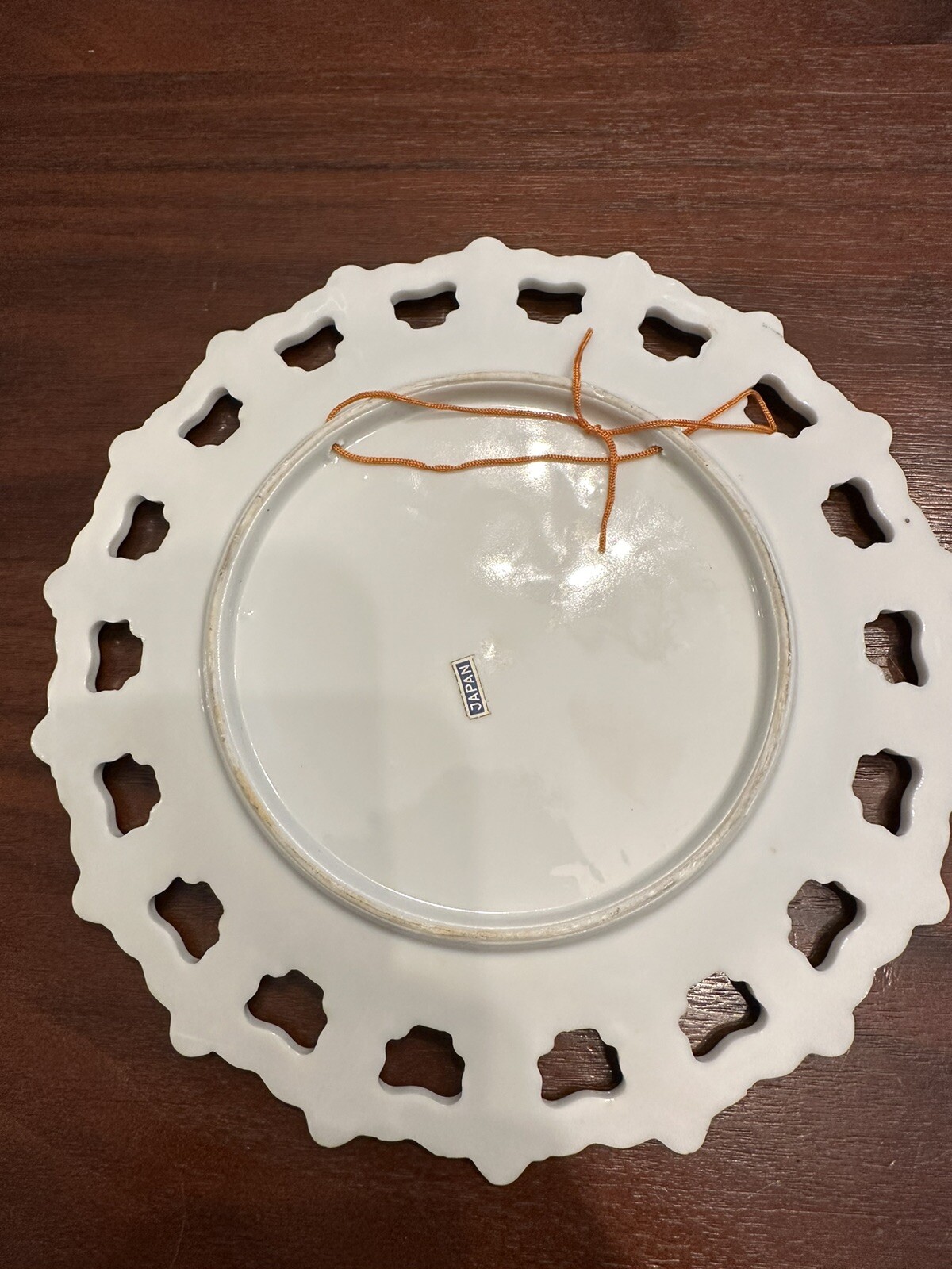 Vintage Great Smoky Mountains souvenir hanging collector plate Made in Japan