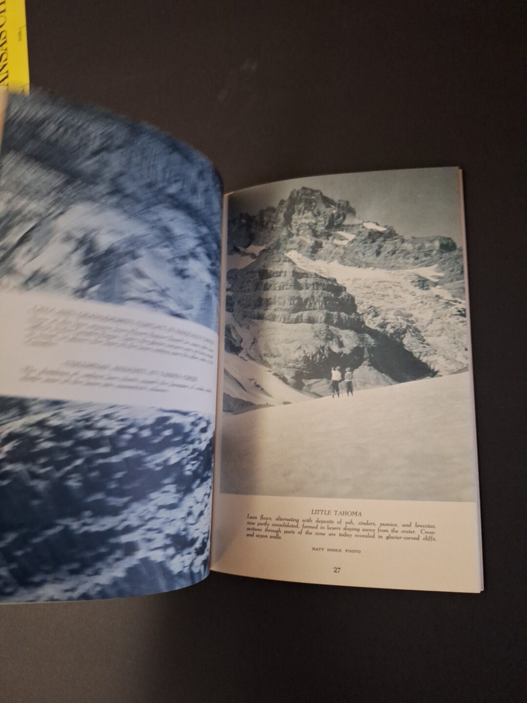 Vtg 1950s Behind the Scenery of Mount Rainier National Park Book Howard Stagner