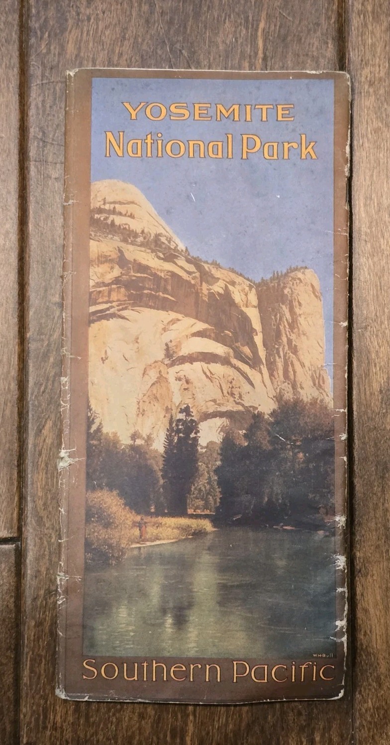 Vintage 1914 Yosemite National Park CA Brochure Travel Southern Pacific RR HTF