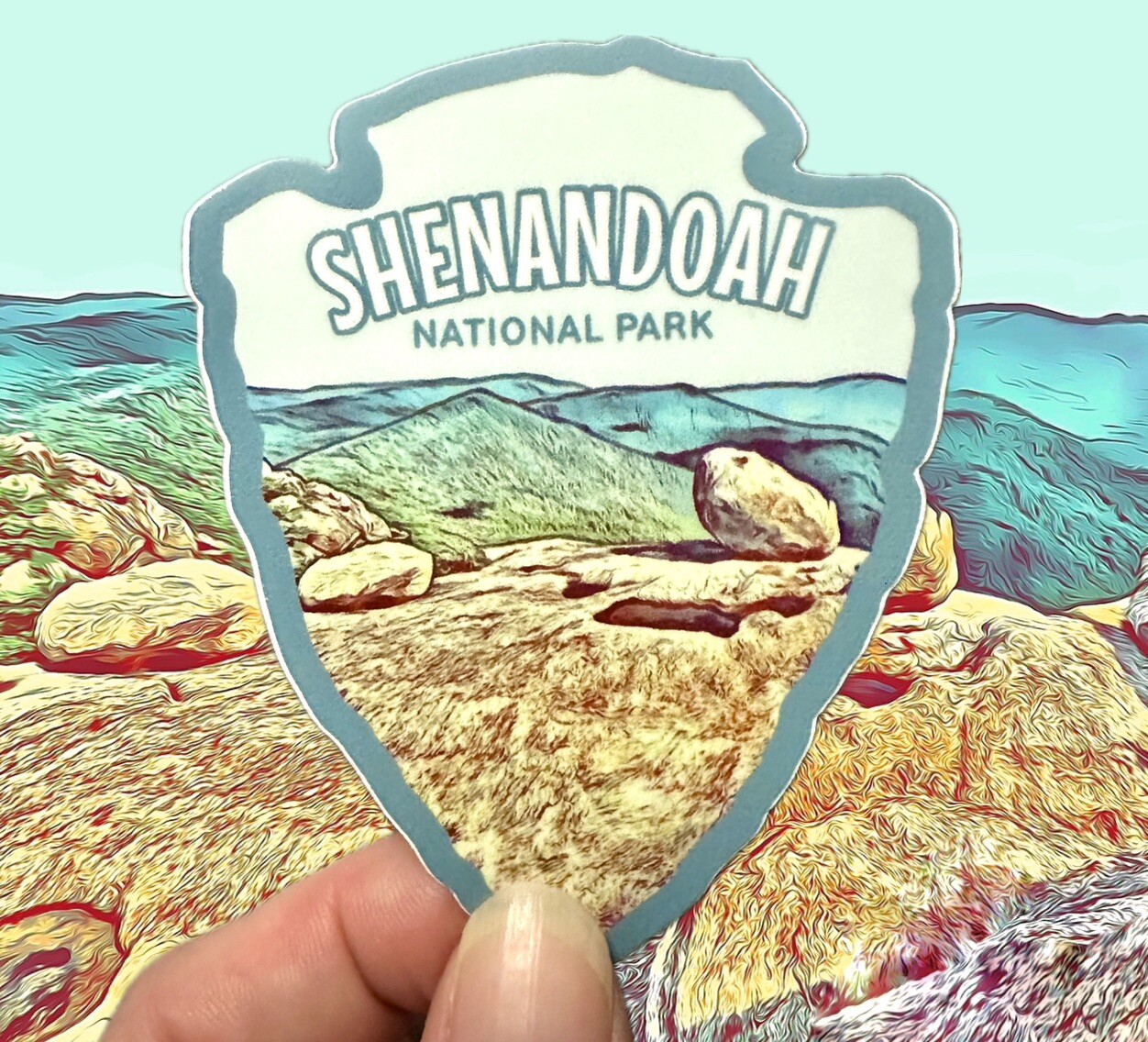 Shenandoah National Park Weatherproof Vinyl Sticker