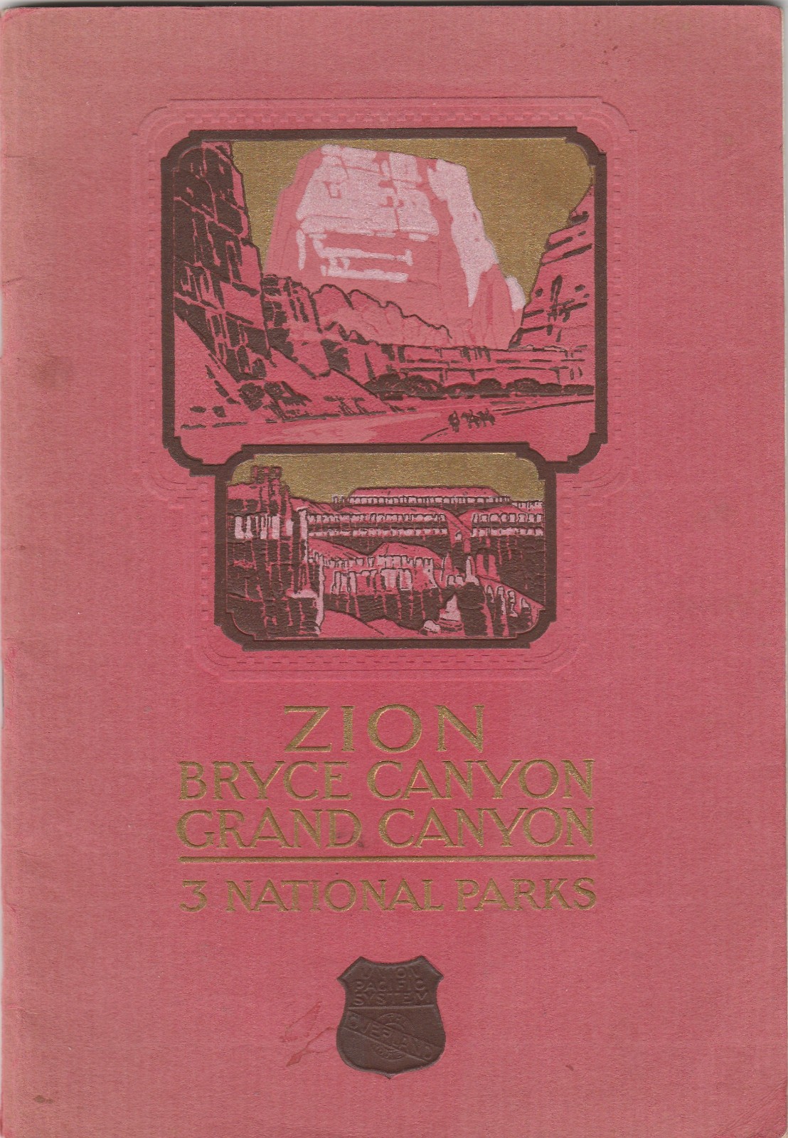 Zion Bryce Canyon Grand Canyon 1932/33 Tour Book
