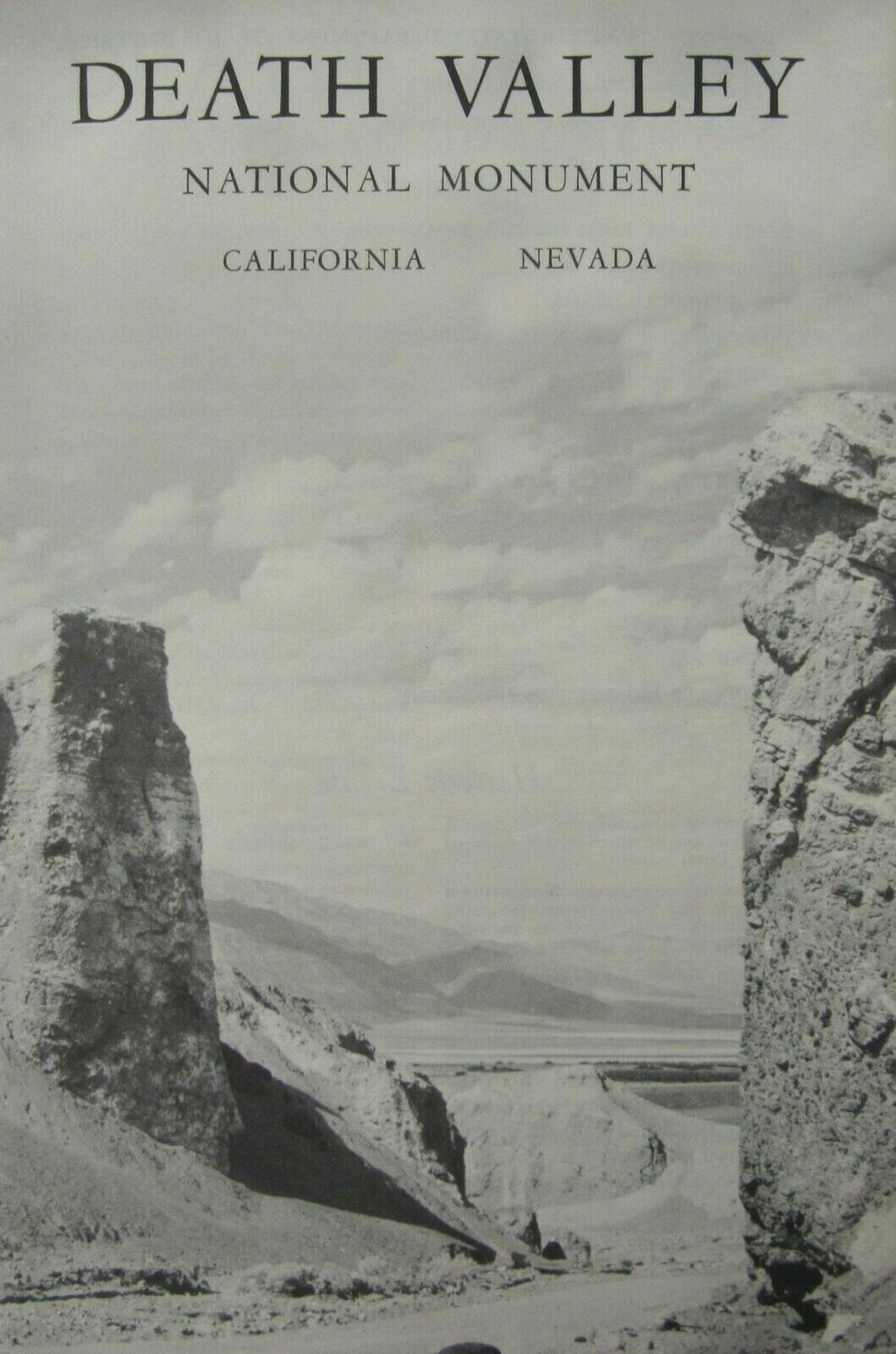 Vintage Death Valley Mojave Desert History National Monument Travel Booklet 1958