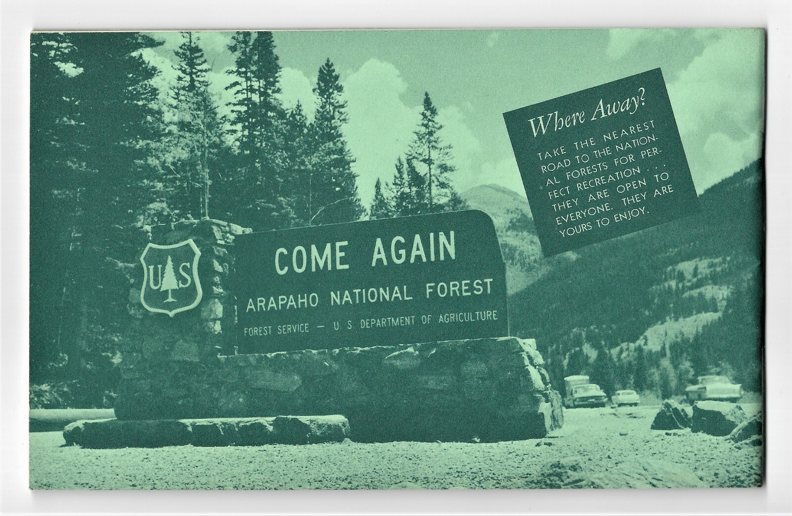 National Forest Vacations – US Department of Agriculture – 1968