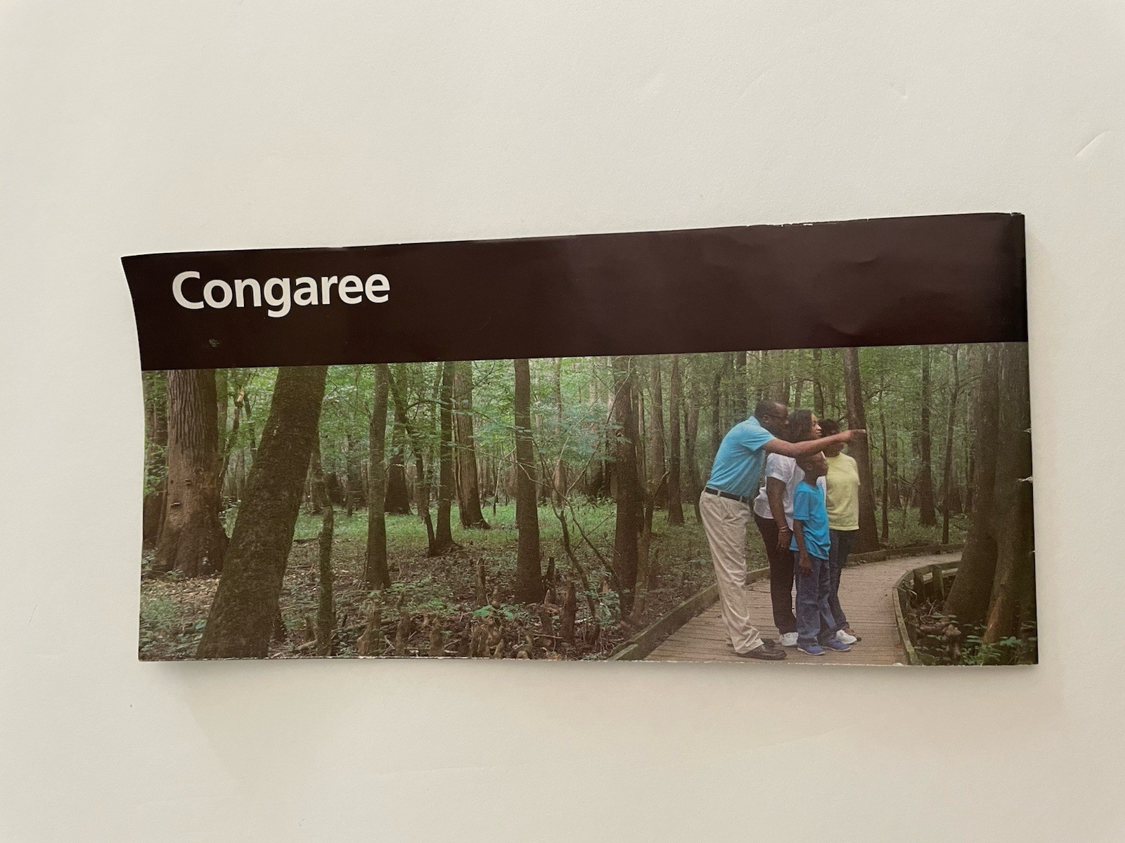 Congaree National Park Brochure Map South Carolina