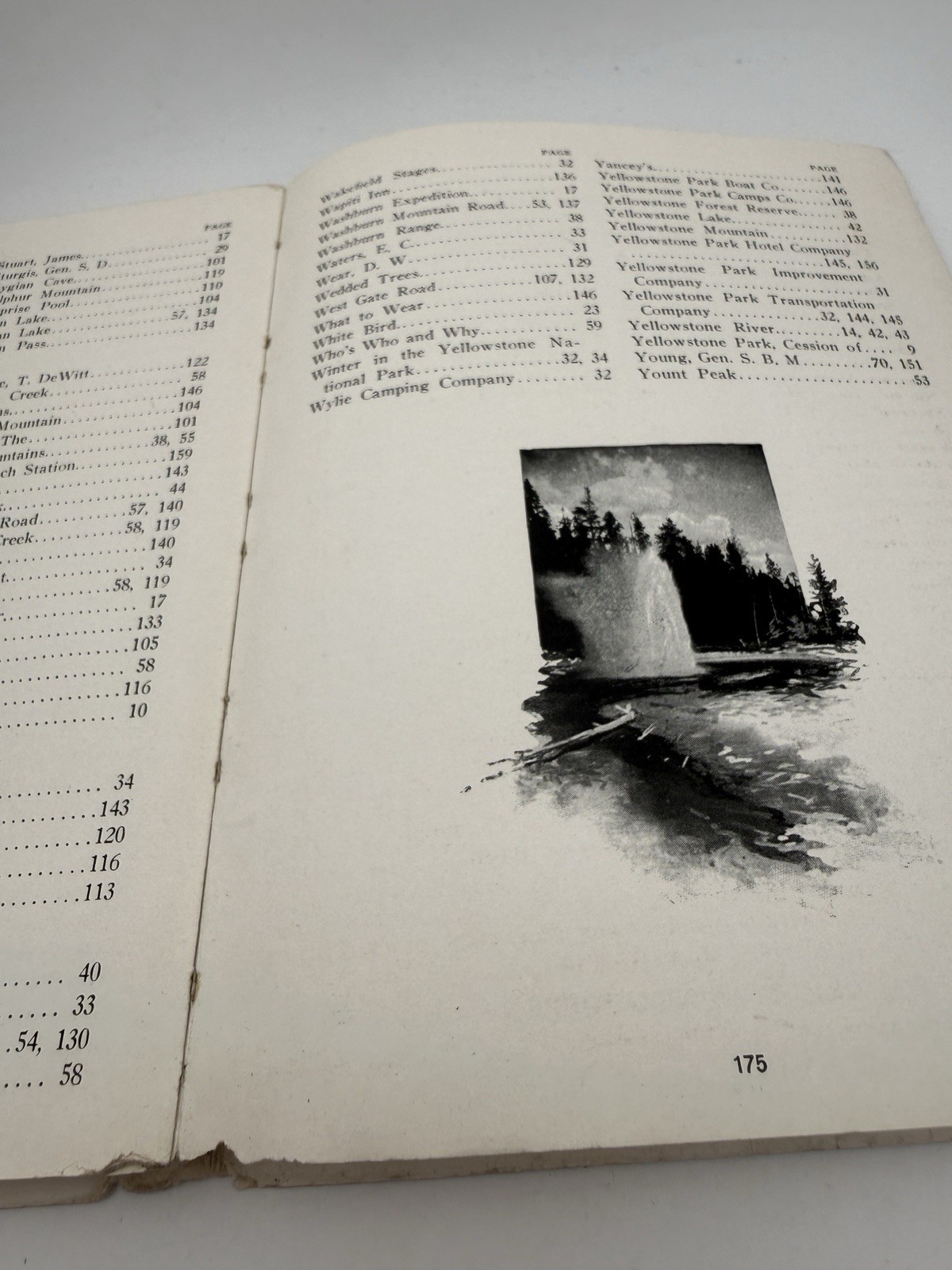 1923 Campbell Yellowstone Park Guide 4th Ed Softcover Map Camp Brochure