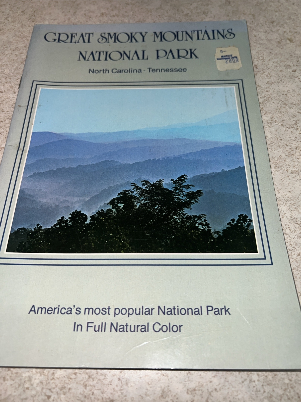 Great Smoky Mountains National Park Full Color Book North Carolina Tennessee