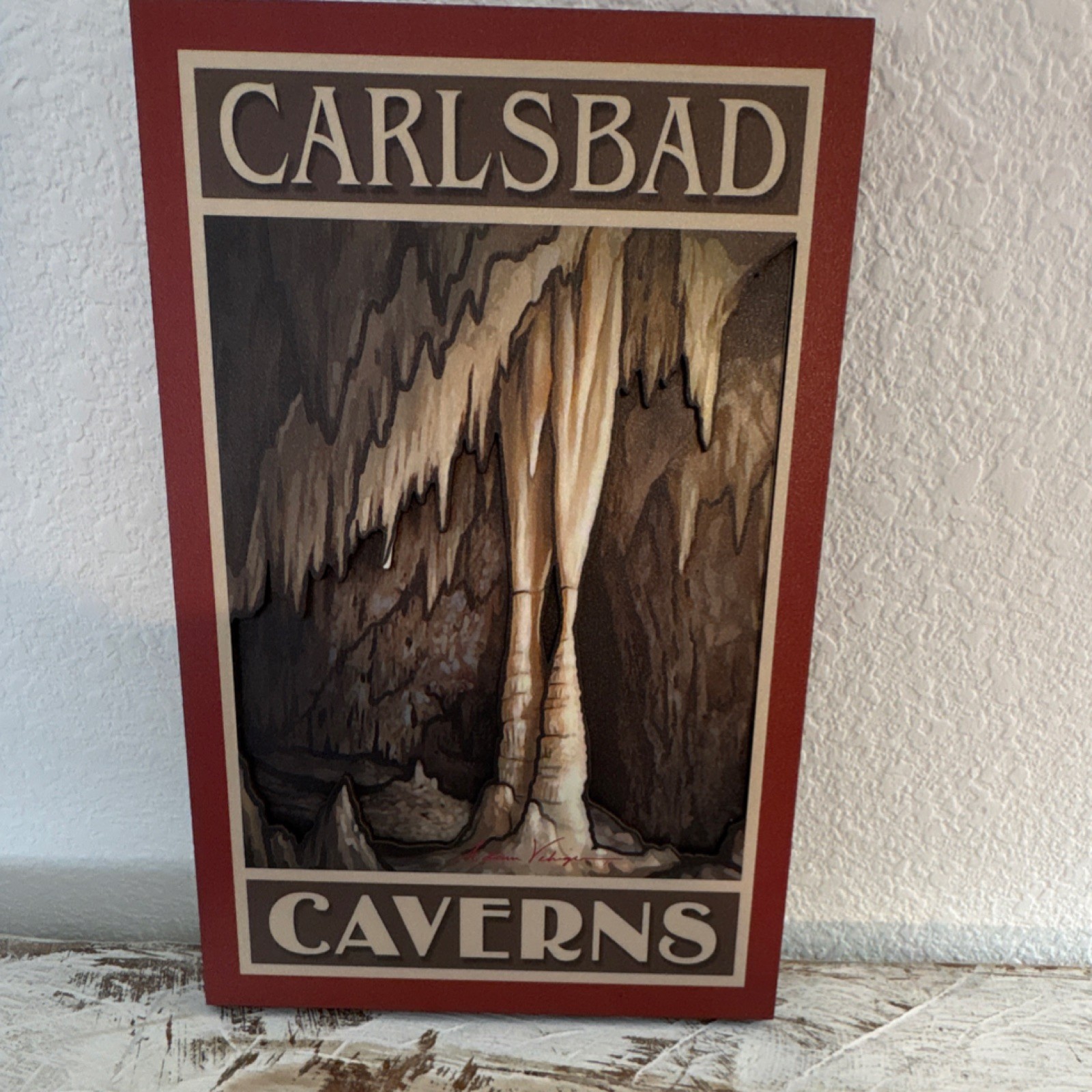 Carlsbad Caverns National Park Collectible Plaque Wall Art National Parks Theme