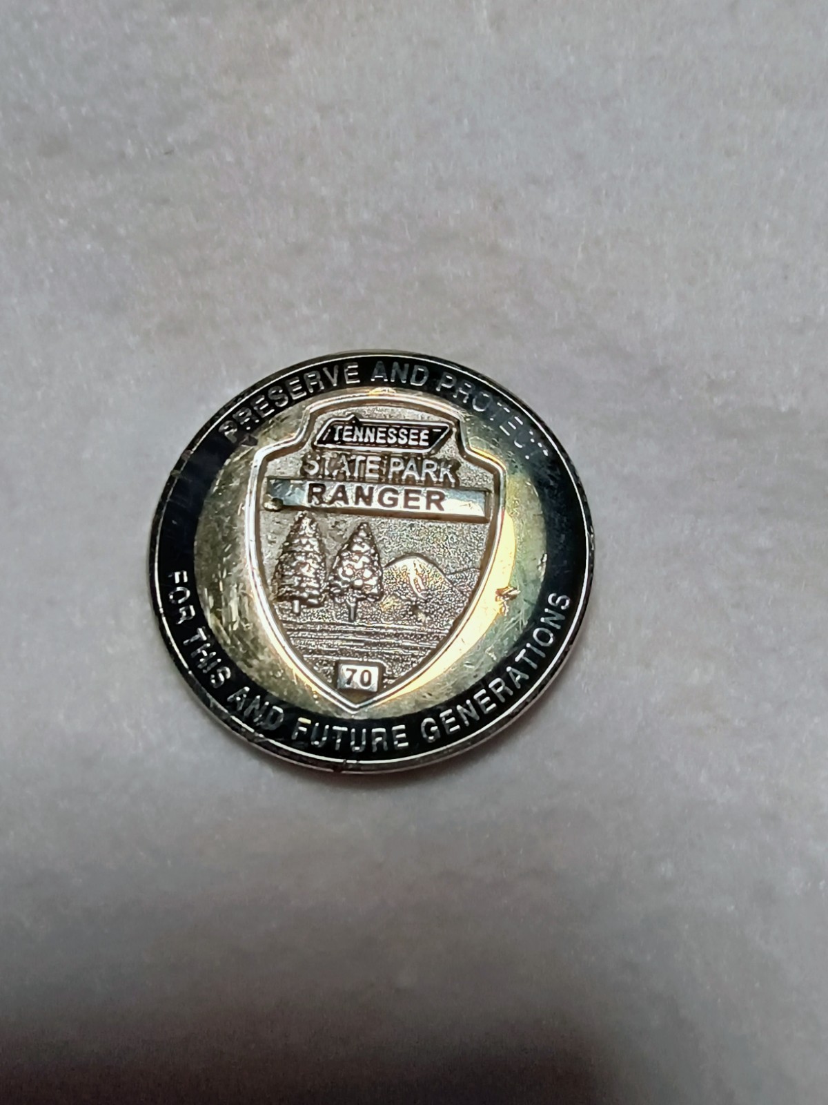 Tennessee State Parks Ranger Token/Medallion 1997-2007 National Parks Theme