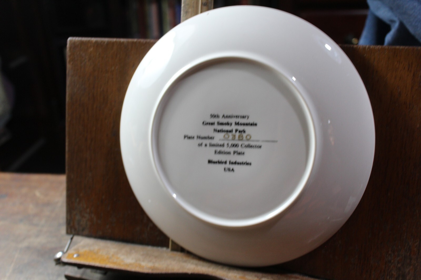 50 Years 1934-1984 Great Smoky Mountains National Park Souvenir Numbered Plate