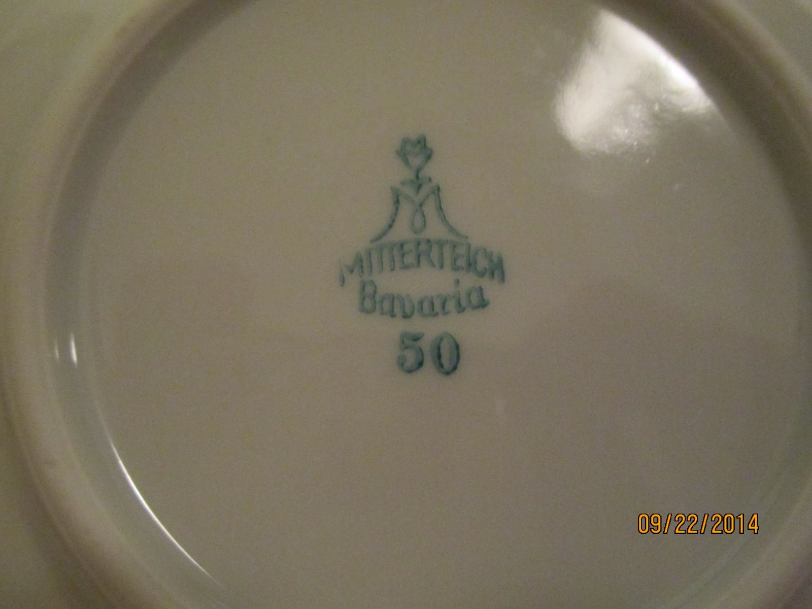 Vintage Niagara Falls Souvenir Bavarian Porcelain Plate 4 1/4″