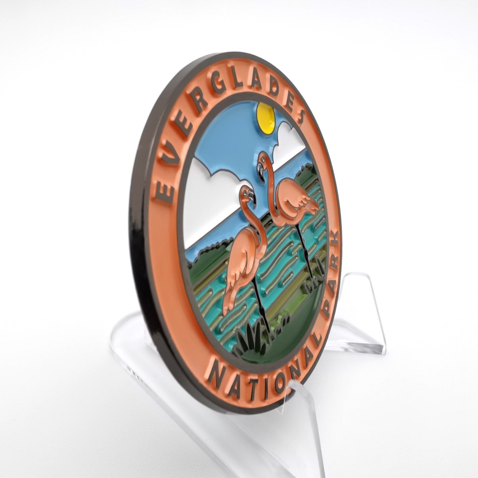 Cre8Travel Everglades National Park Collectible Magnet – Enamel Finish, 52mm New