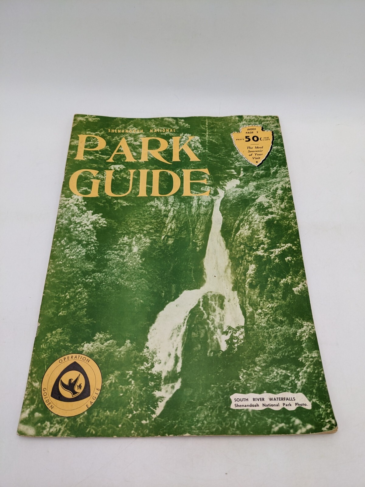 Shenandoah National Park Guide Maps/Info Vintage 50 Cents 1968 Edition