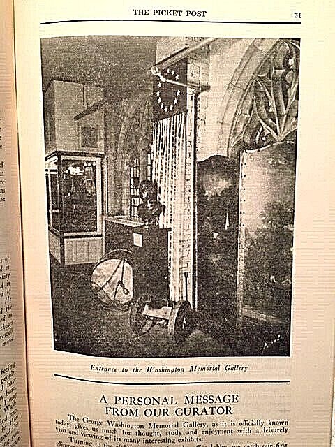 PICKET POST Jan 1952 Valley Forge PA History George Washington Fraunces Tavern