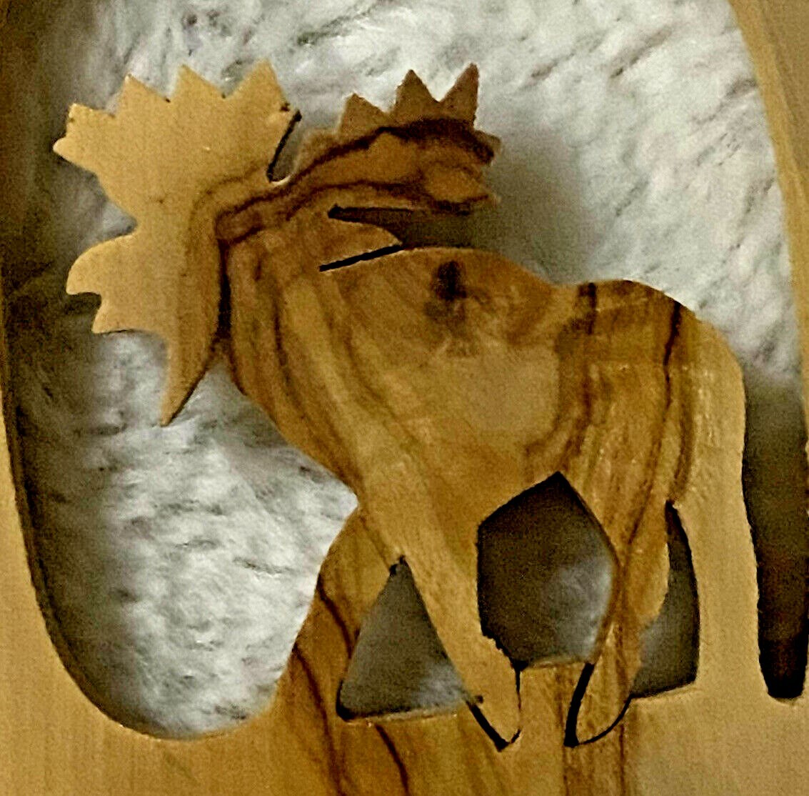 Yellowstone National Park Wooden Ornament Die Cut Moose Retro Souvenir Unique