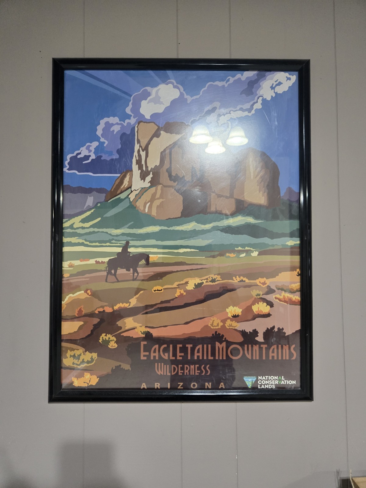 Eagletail Mountains Wilderness Arizona Framed Poster