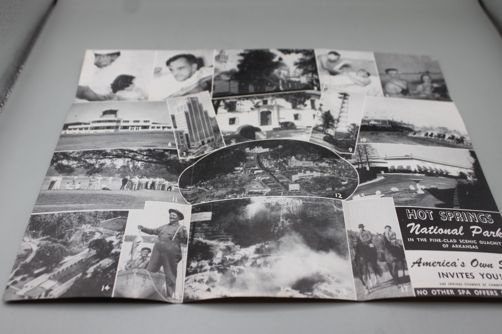 Hot Springs Arkansas National Park Travel brochures Shenandoah VA Vintage