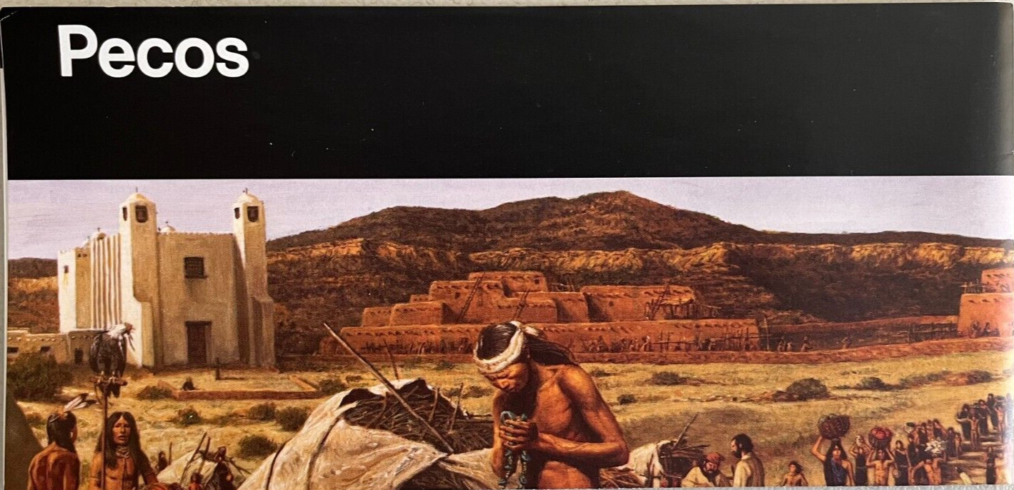 Vintage 2006 PECOS NHP – New Mexico NATIONAL PARK SERVICE UNIGRID BROCHURE/MAP